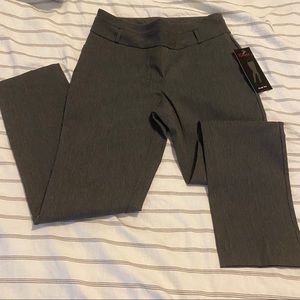 NWT Gray straight leg dress pants.